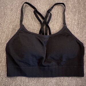 Classic Black Sports Bra for Women
